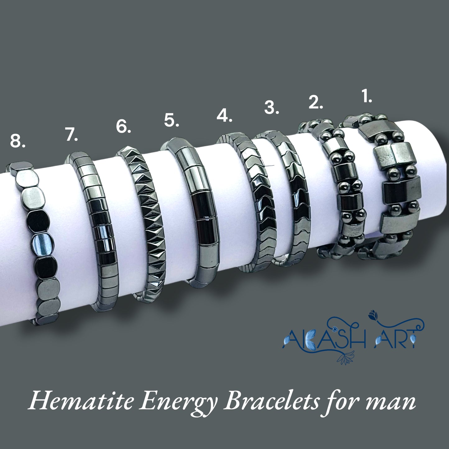 Hematite Energy Bracelets for man
