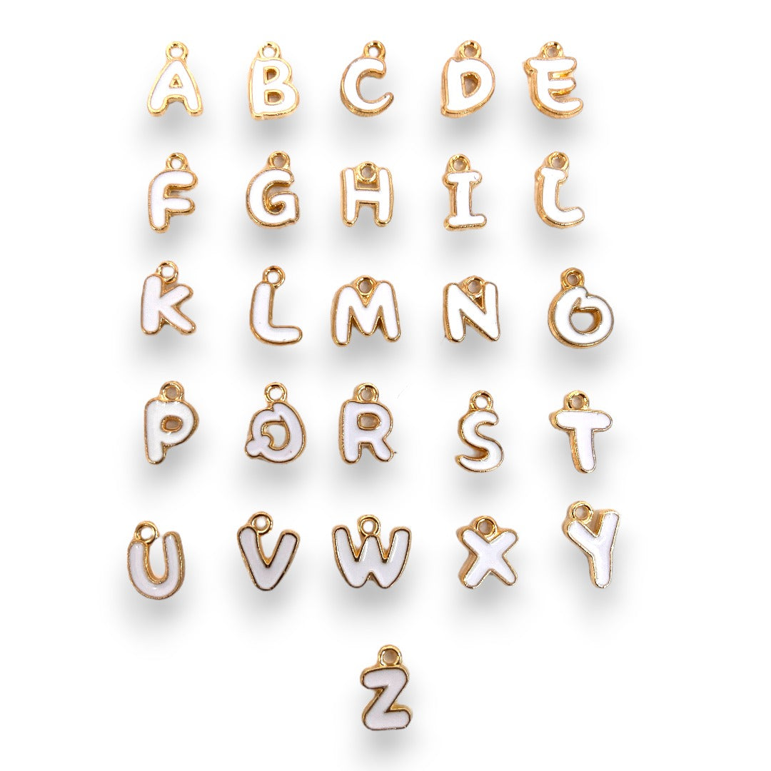 alphabet charms | Size : 7mm