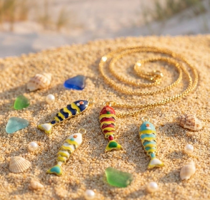 Fish🐟 Colorful Enamel  Charms 1 PC