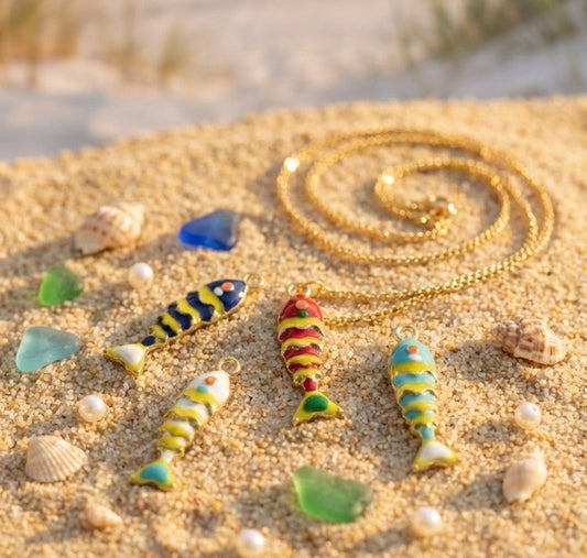 Fish🐟 Colorful Enamel  Charms 1 PC