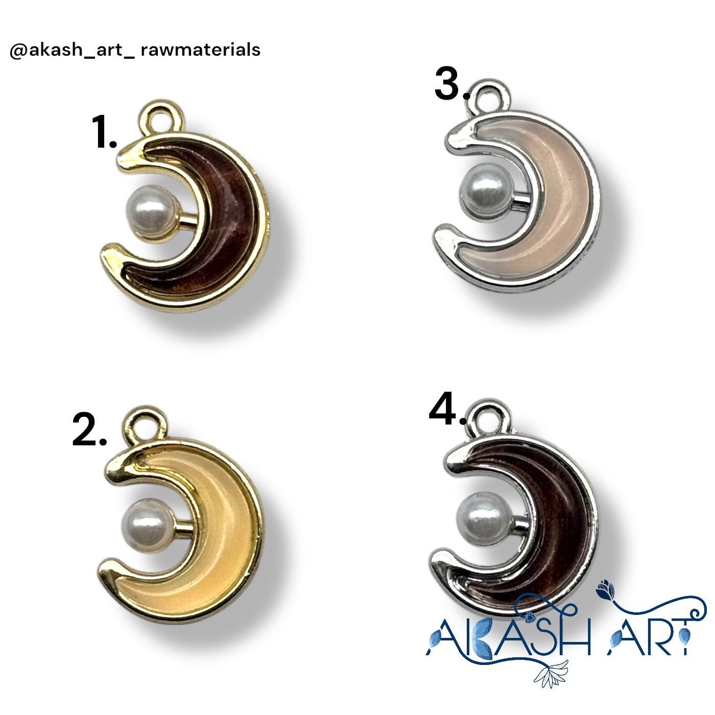 Moon Pearl Charms HCM145