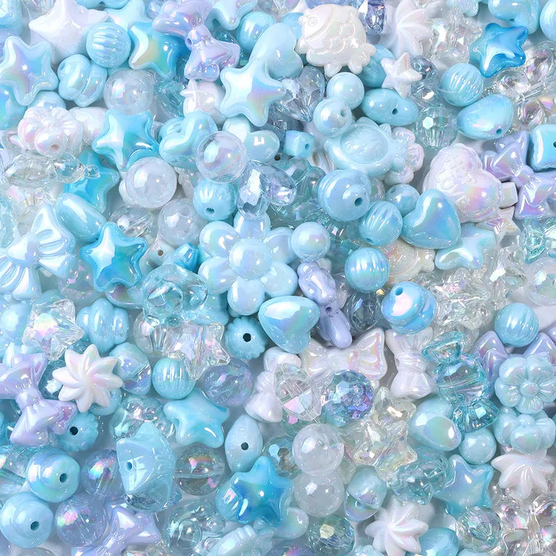 Acrylic mix Colored Beads