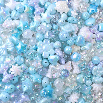 Acrylic mix Colored Beads