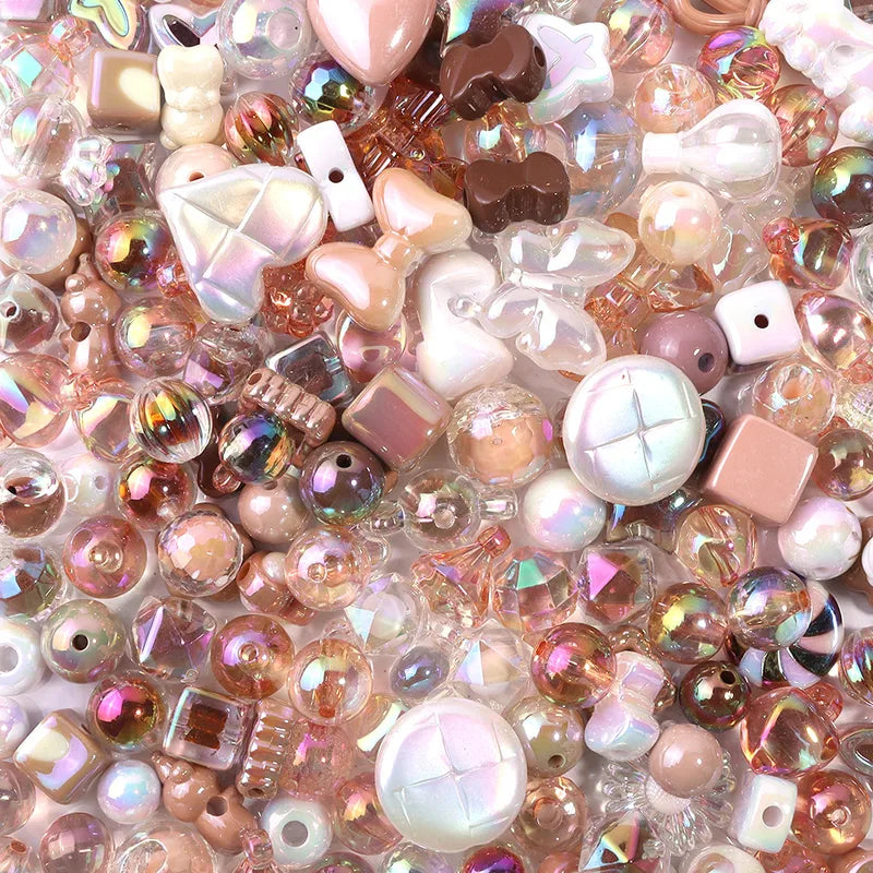 Acrylic mix Colored Beads