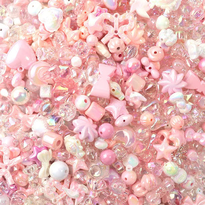 Acrylic mix Colored Beads