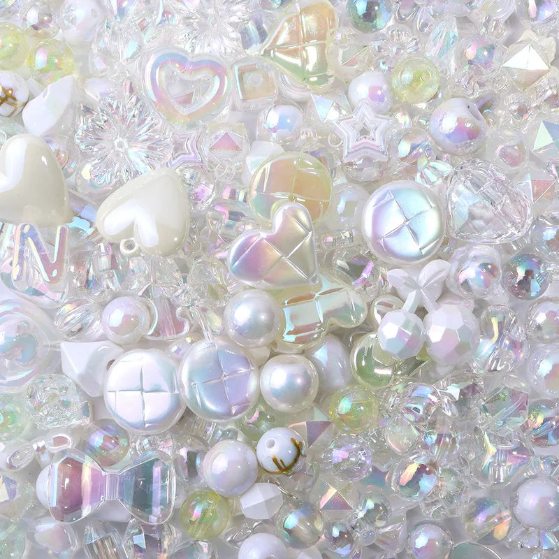 Acrylic mix Colored Beads