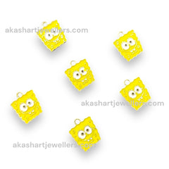 Spongebob Hologram Face Charms