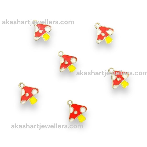 Colorful Enamel Assorted Food Design Pendant Charms