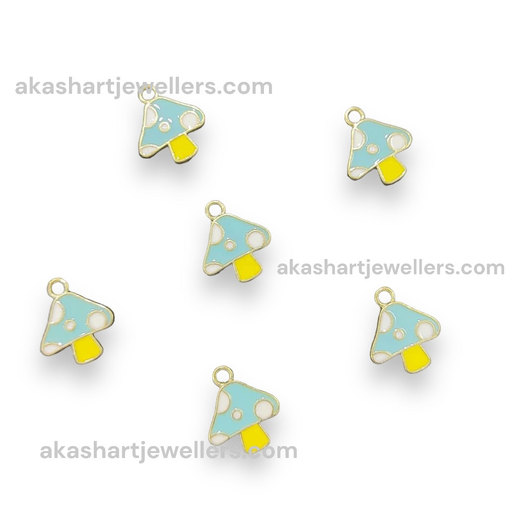 Colorful Enamel Assorted Food Design Pendant Charms