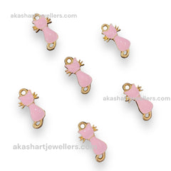 Enamel Cute Cat Charms