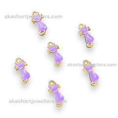 Enamel Cute Cat Charms