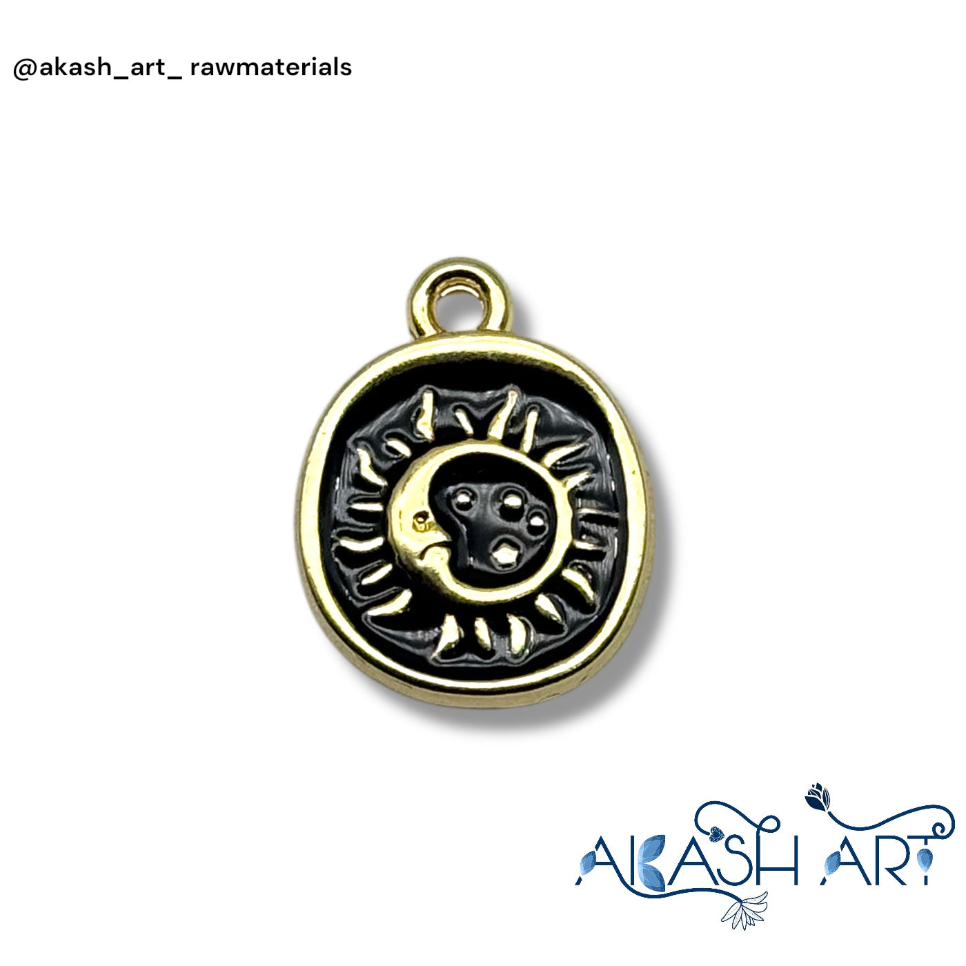 Yin-Yang Sun & Moon Charm HCM144