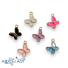 Butterflies charms | Size : 16mm | 6 pcs