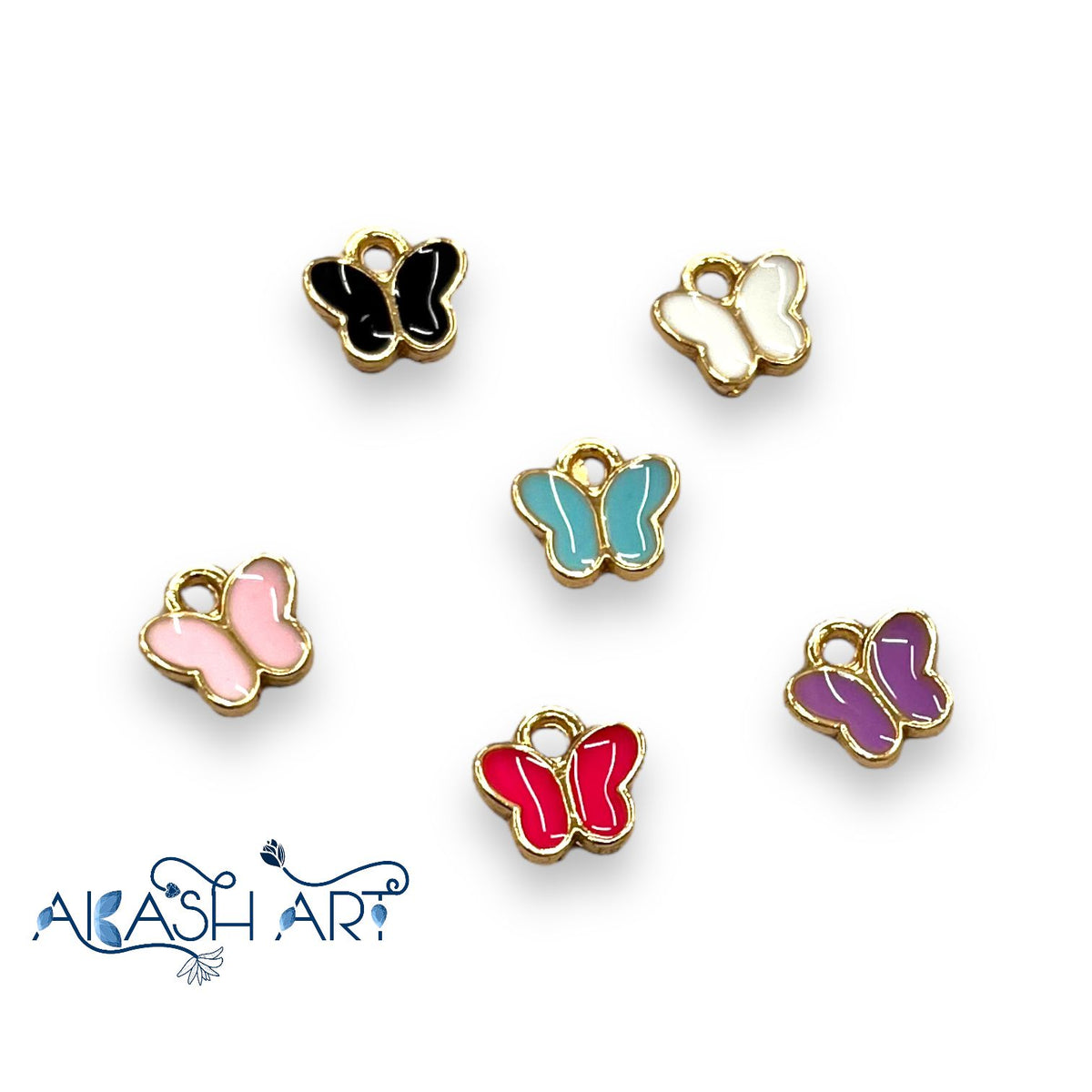 Butterflies charms | Size : 5mm | 6pcs