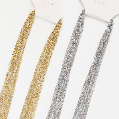 Stainless steel chain 10 pcs