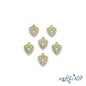 Geometric Enamel Triangle Charm 