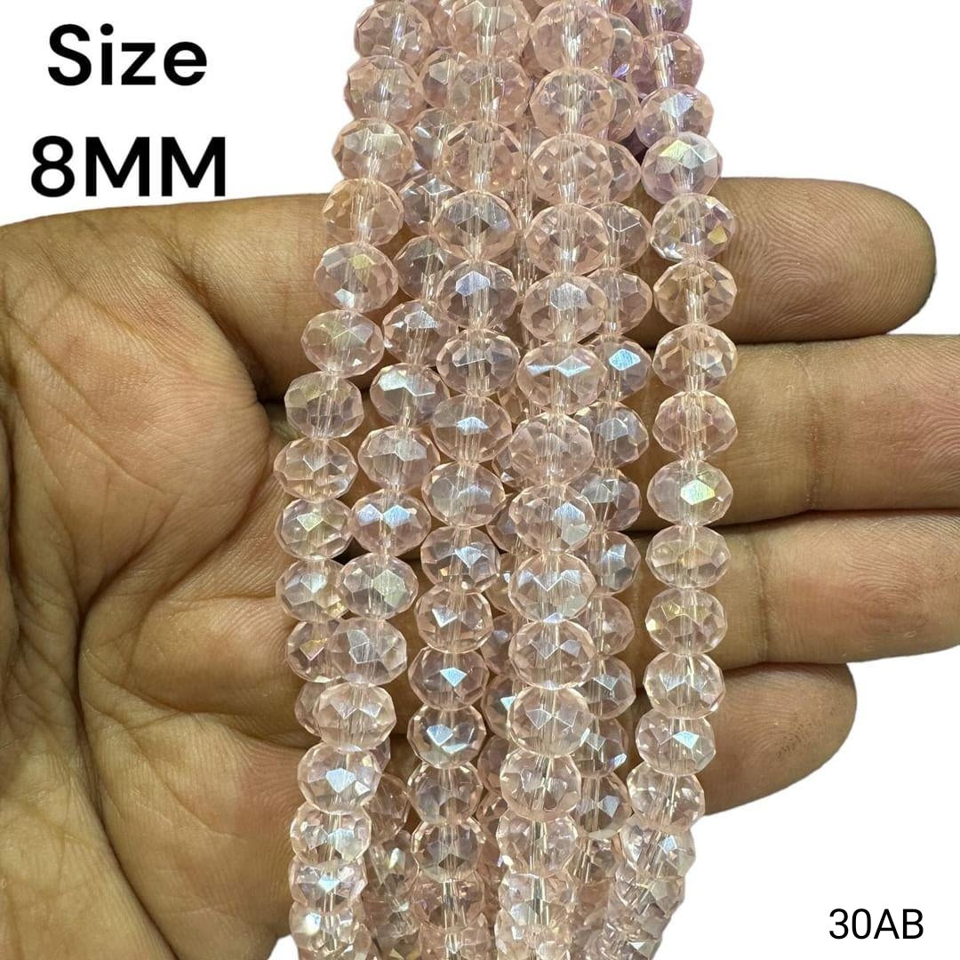 Crystal Beads  tear shape | Size: 8mm