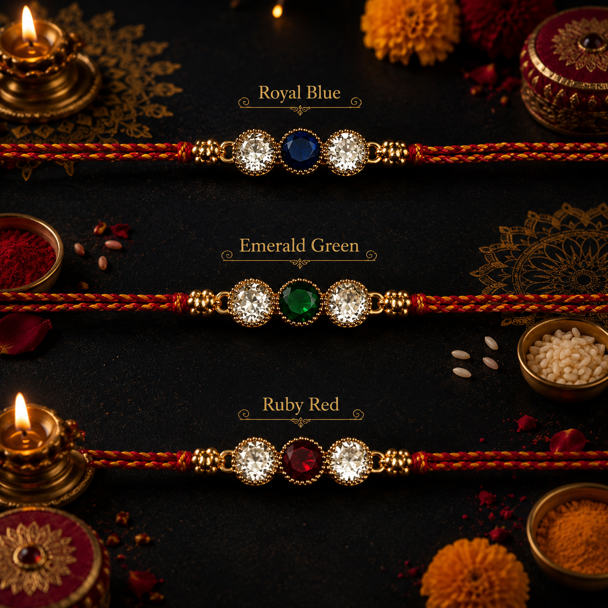AD Rakhi pendant