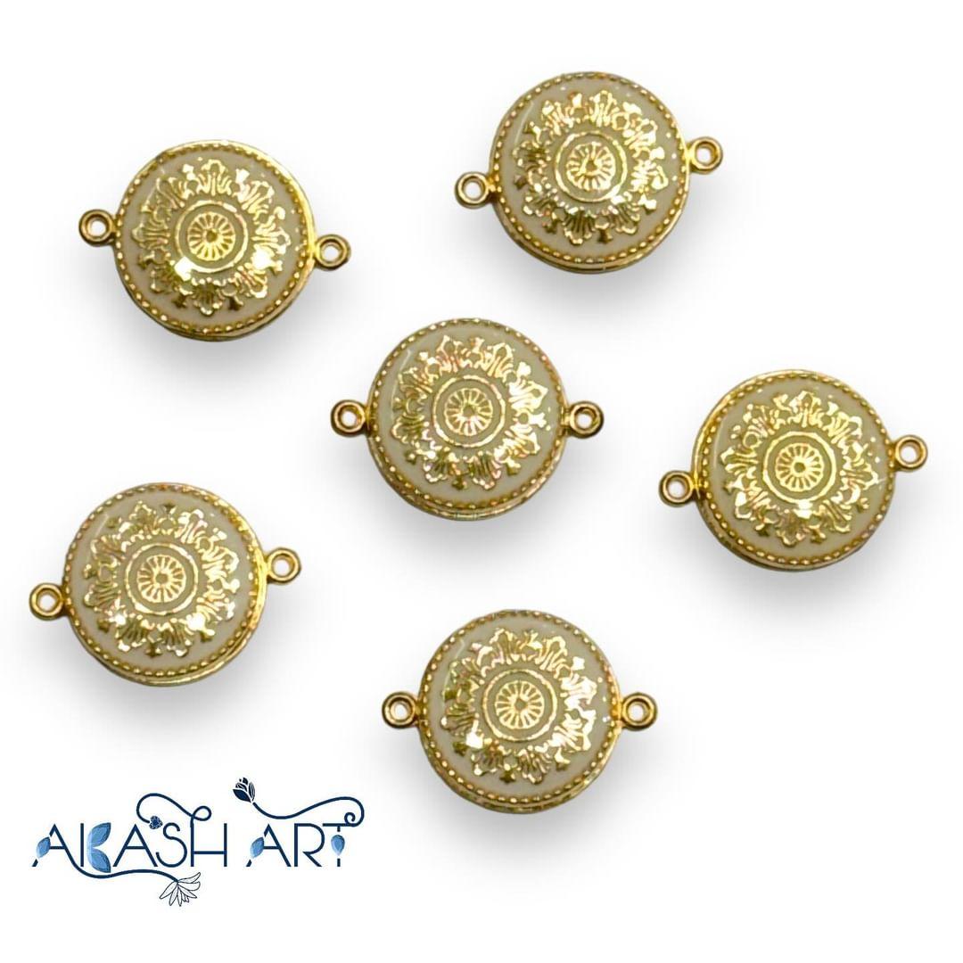 Traditional Rakhi Charms |Size : 18mm | 6 pc