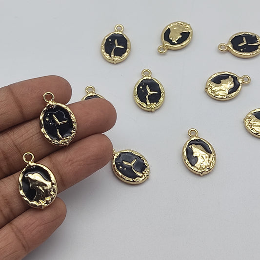 Mermaid face and tail Charms