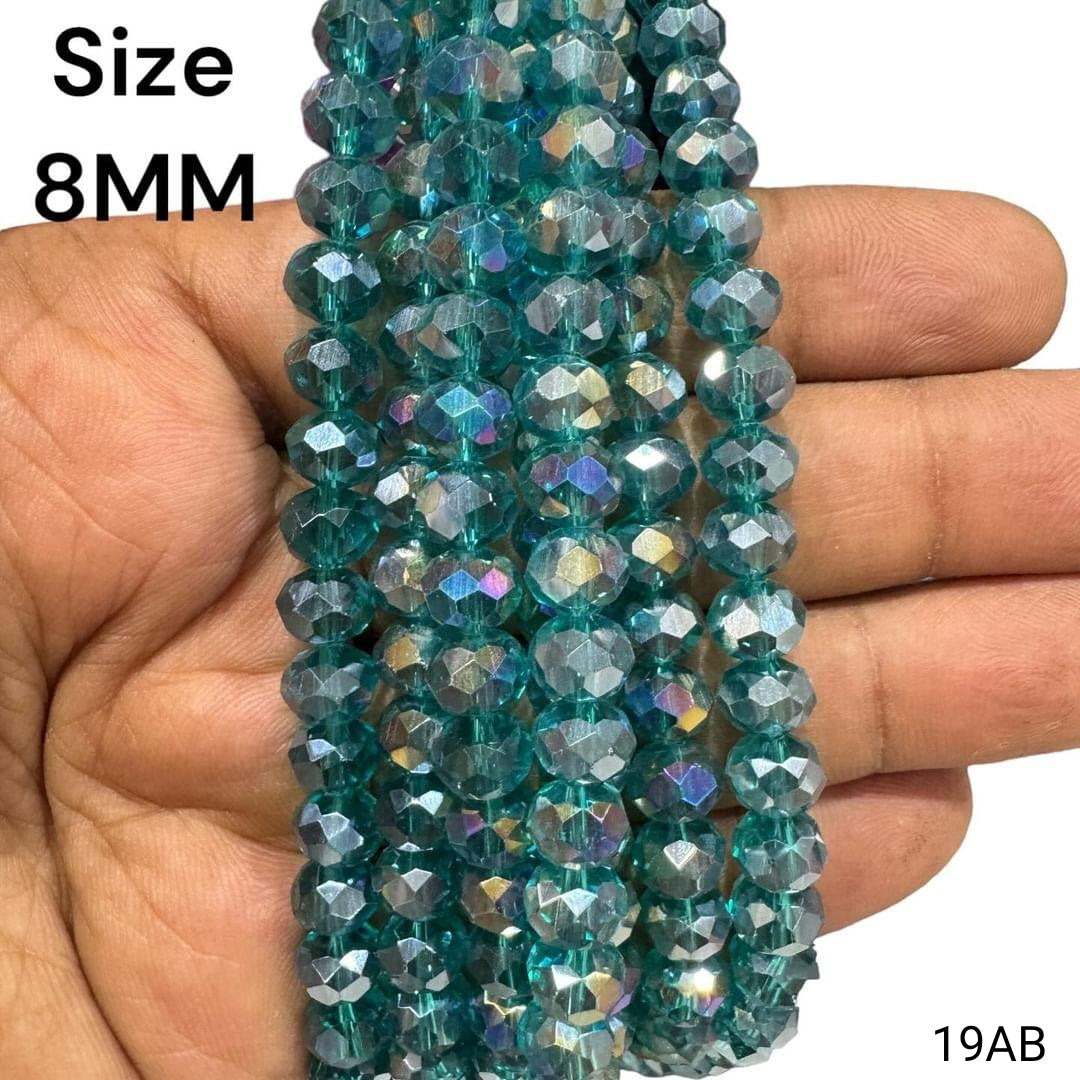 Crystal Beads  tear shape | Size: 8mm