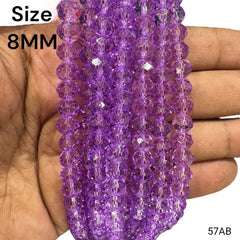 Crystal Beads  tear shape | Size: 8mm