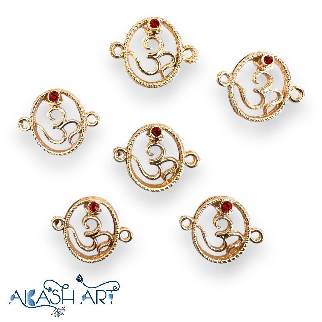 🕉️ Design Rakhi Charms |Size: 16mm | 6pc