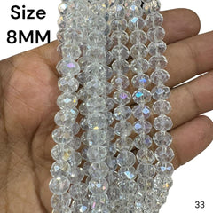 Crystal Beads  tear shape | Size: 8mm