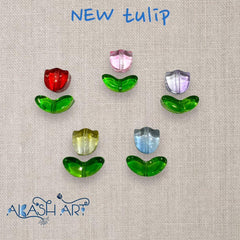 Tulip Beads 6 pair