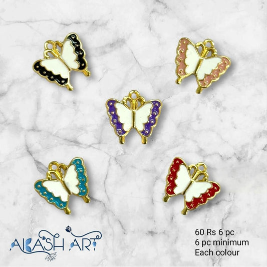 Butterfly Charms| Size 16mm | 6pcs