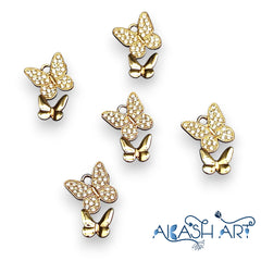 Diamond Butterfly charms