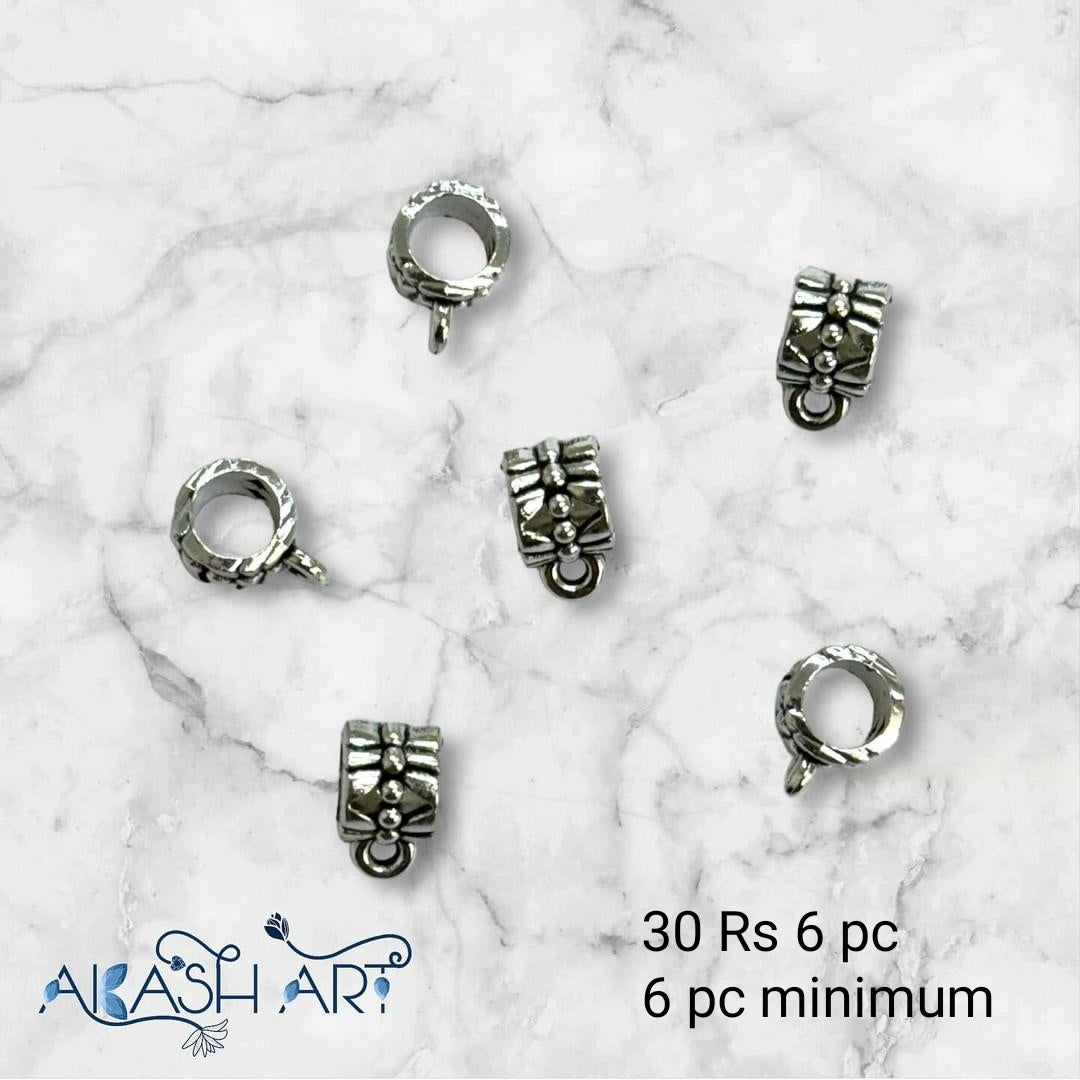 Metal ring  | Size : 6mm | 6pcs