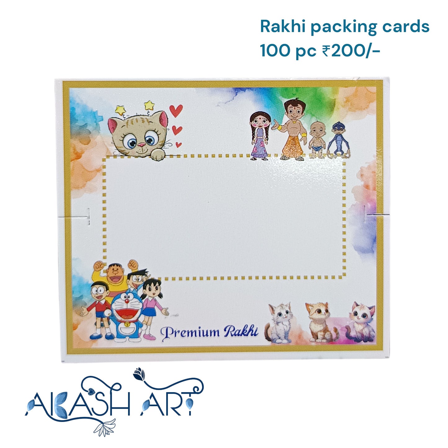 Rakhi packing cards