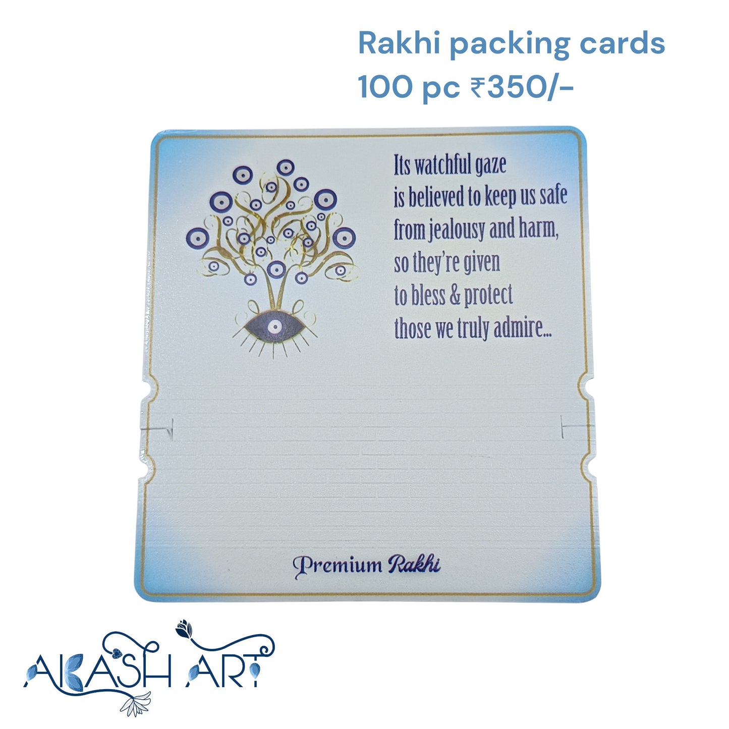 Rakhi Packing Cards