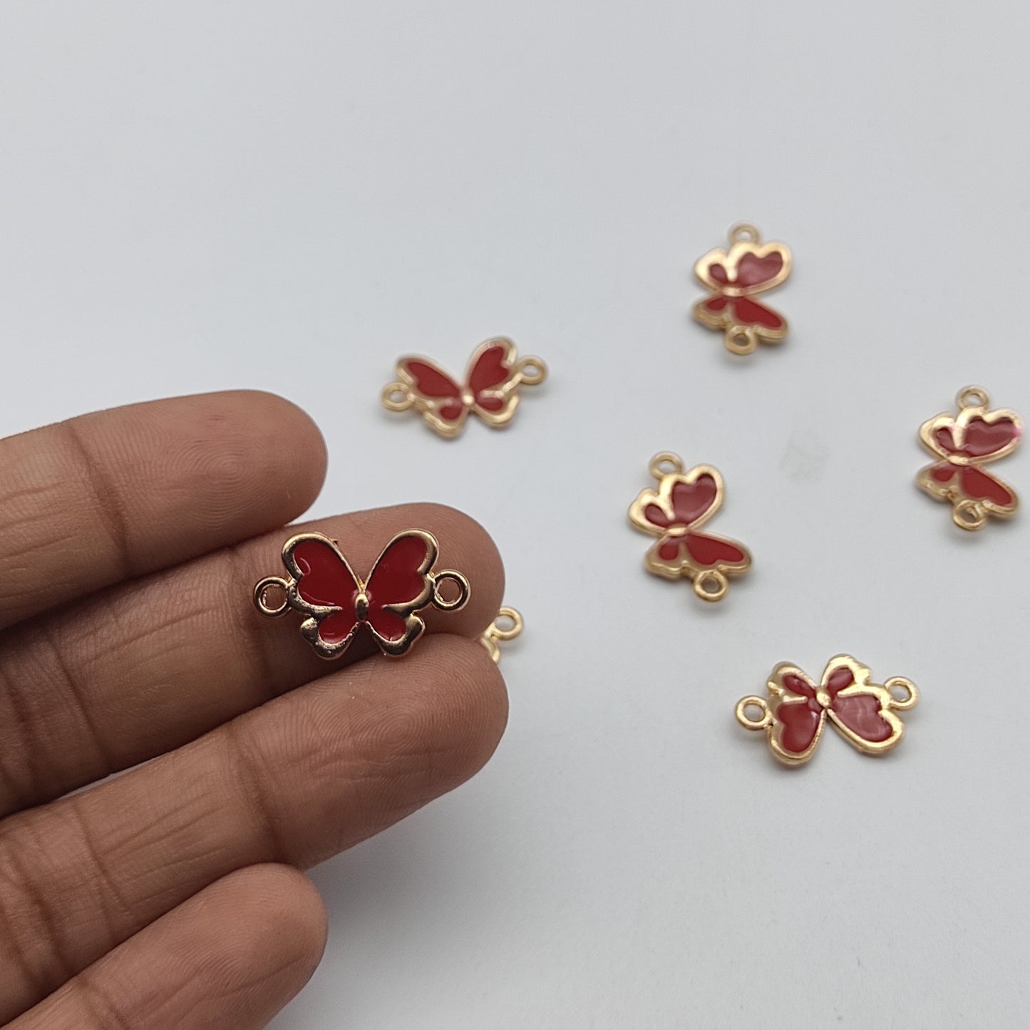 Red Butterfly Rakhi pendant