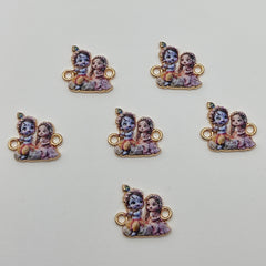 Radhe Krishna Rakhi pendent