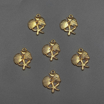 Shell Starfish charms