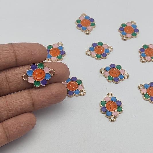 Smiley Flower Rakhi pendant