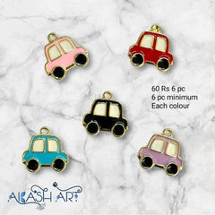 Car Charms | Size: 13mm | 6 pcs