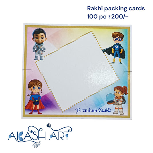 Rakhi packing cards