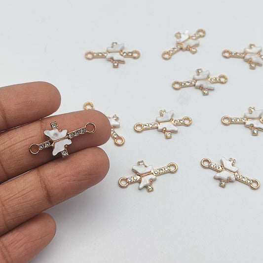 Diamond Butterfly Rakhi pendant