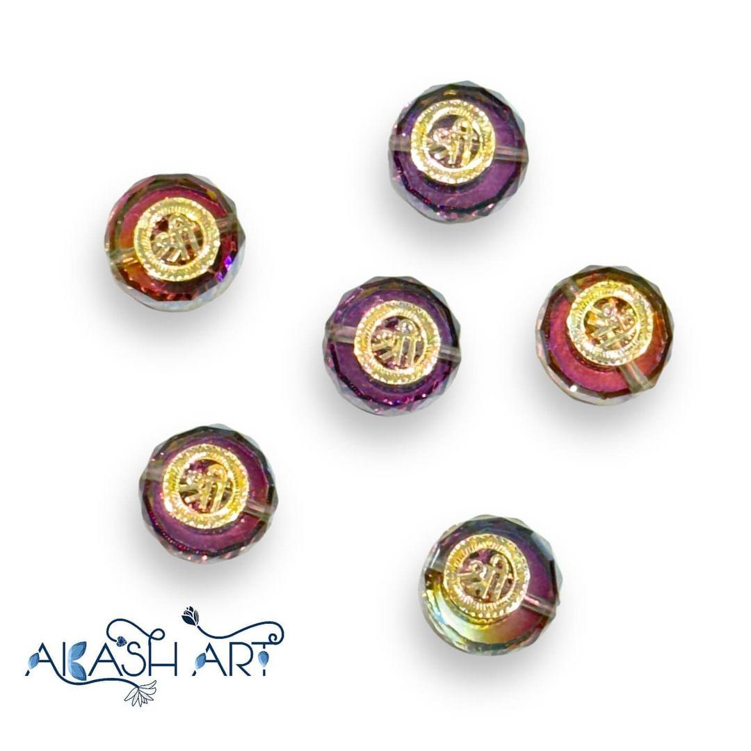 Shree Rakhi Charms |Size: 6mm | 6 pc