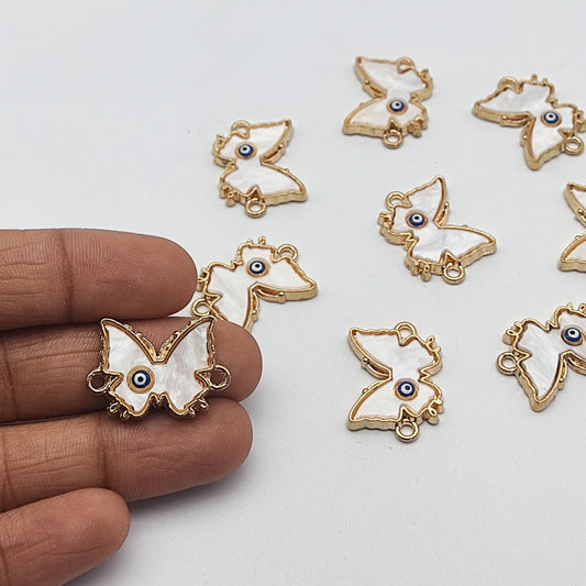 Butterfly with evil eye Rakhi pendant