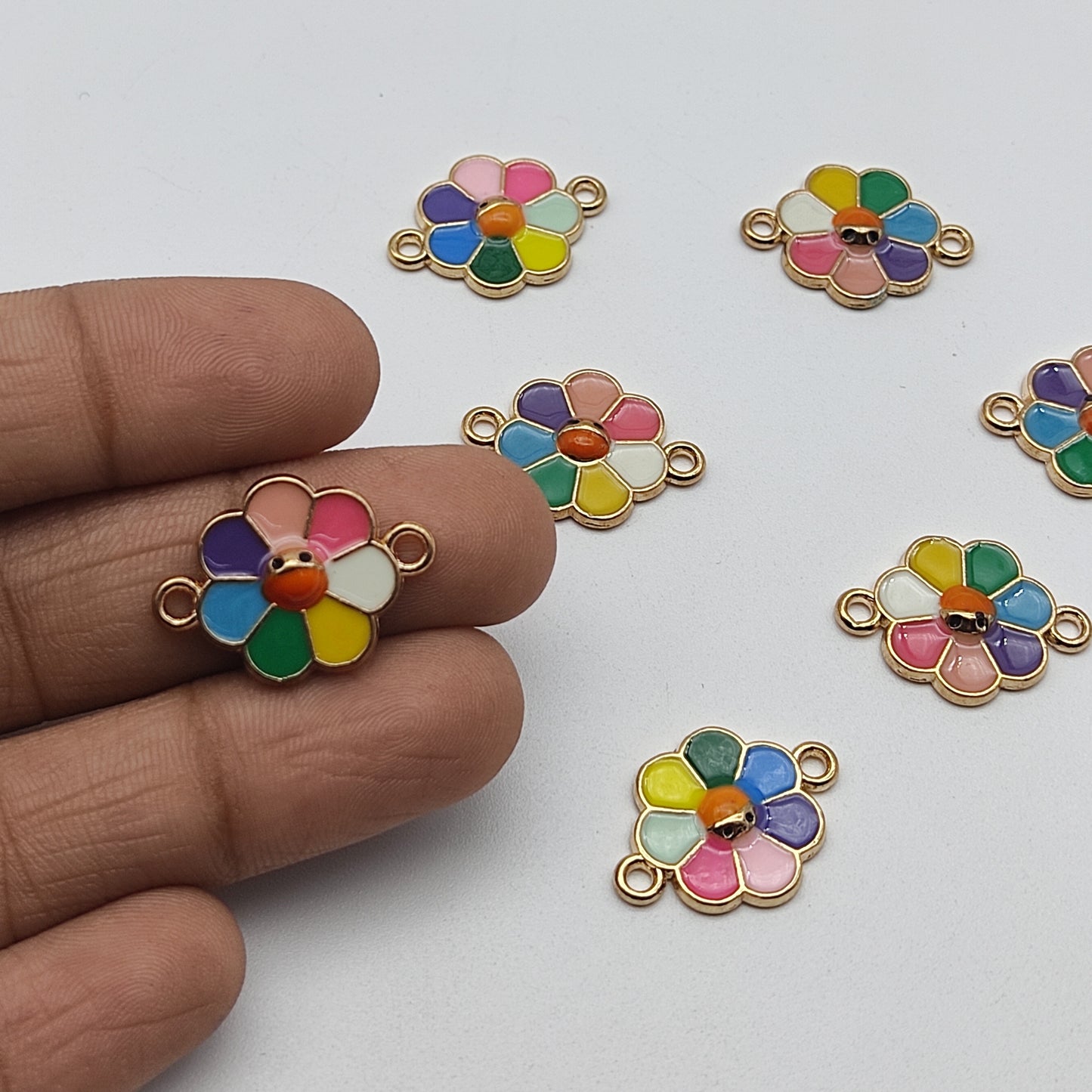 Colourfull Flower Rakhi pendant