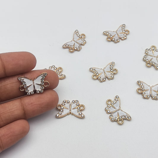 Diamond butterfly Rakhi pendant