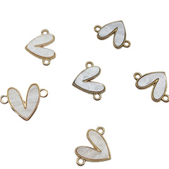 White Heart Rakhi pendant