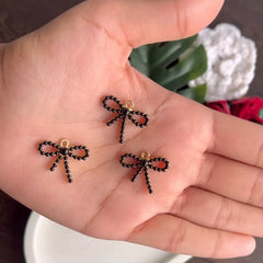 Golden Bow Charms