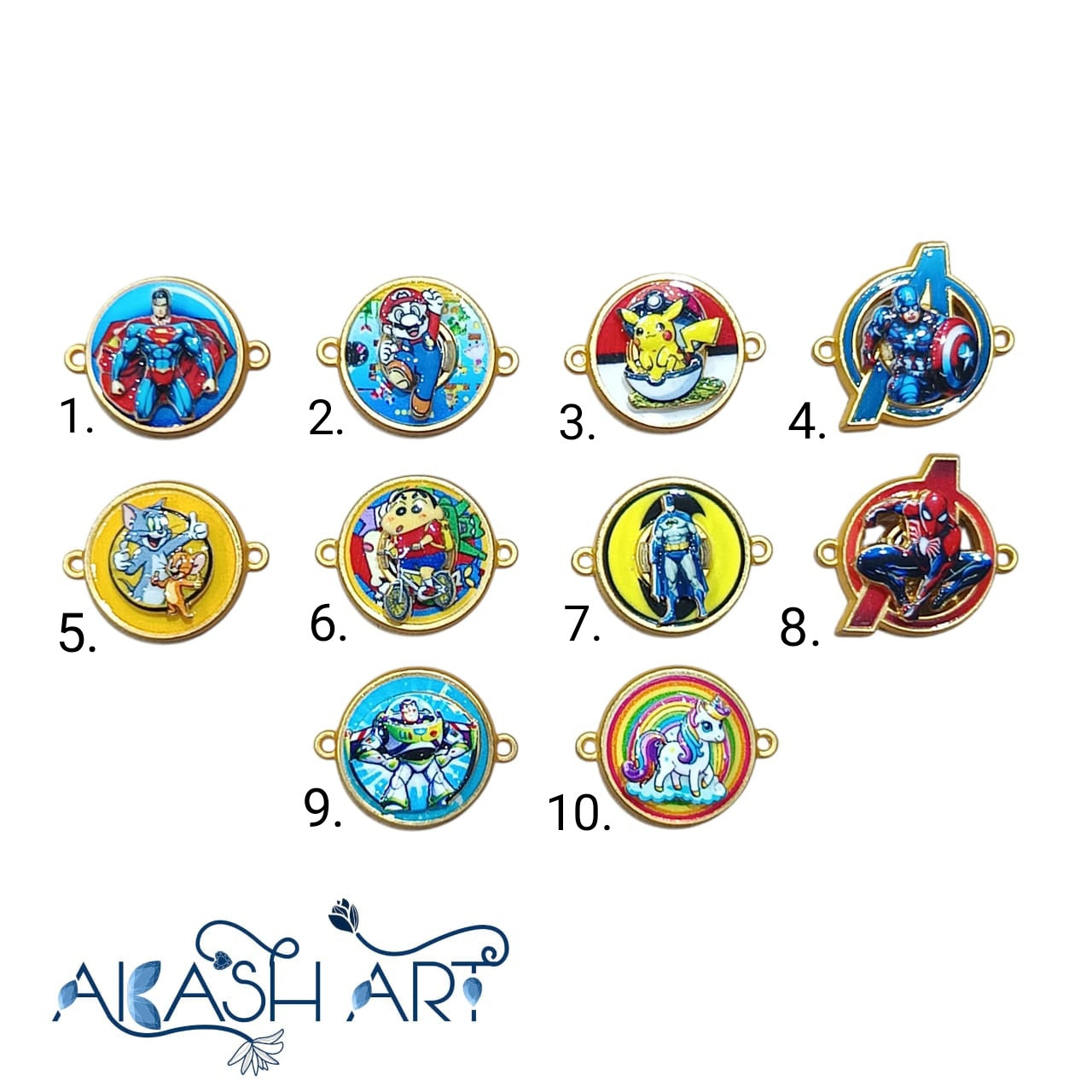 Spinner Rakhi Charms