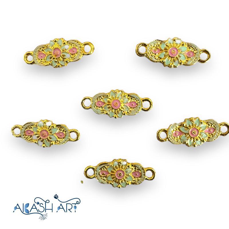 Traditional design rakhi Charms |Size: 7mm | 6 pc