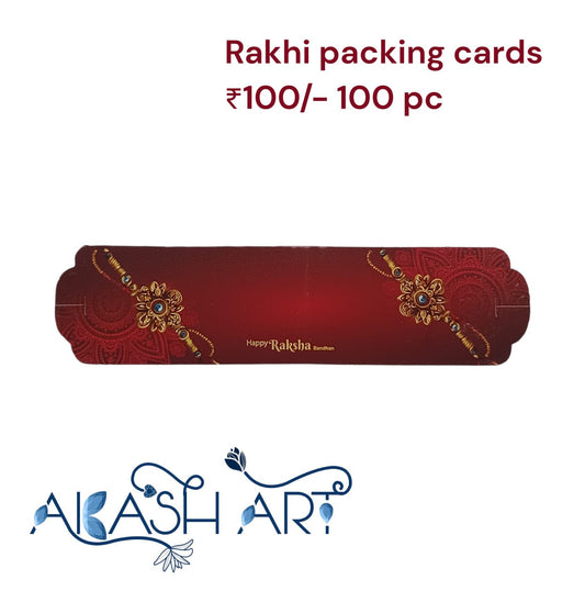Rakhi Packing Cards